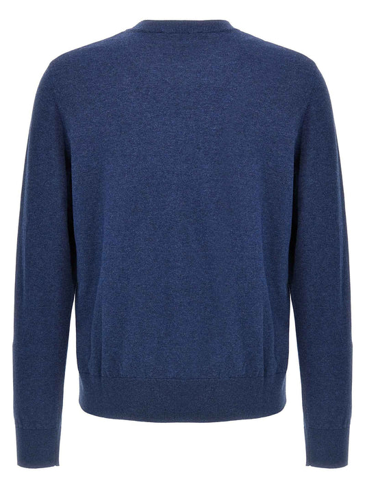 Blue Cotton Cardigan