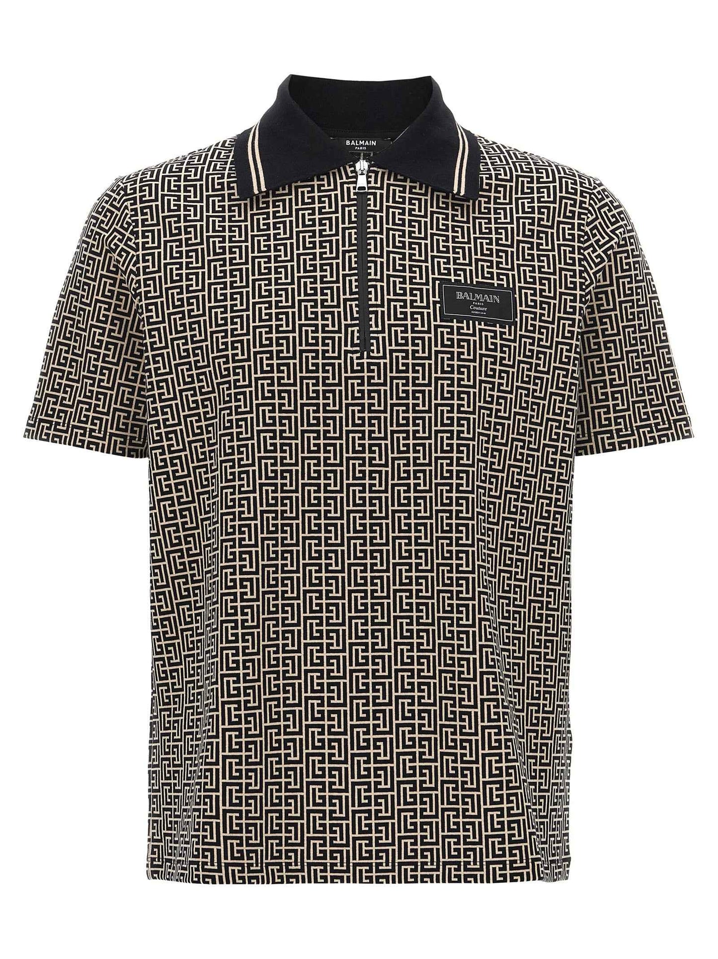 Bicolor Cotton Polo Shirt