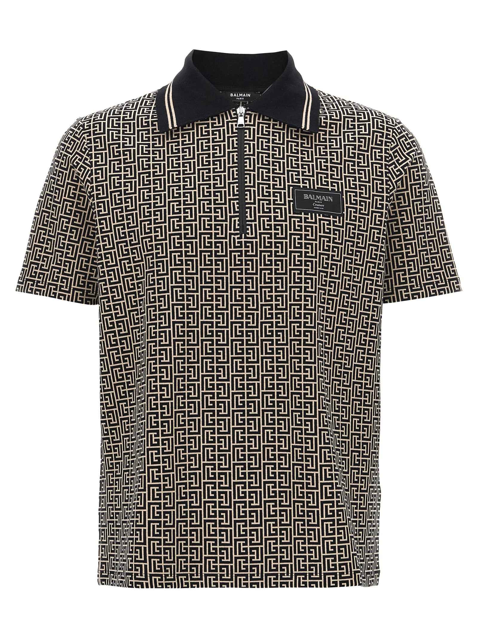 Bicolor Cotton Polo Shirt