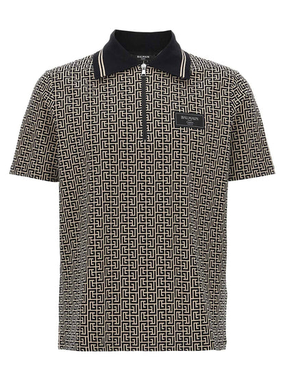 Bicolor Cotton Polo Shirt