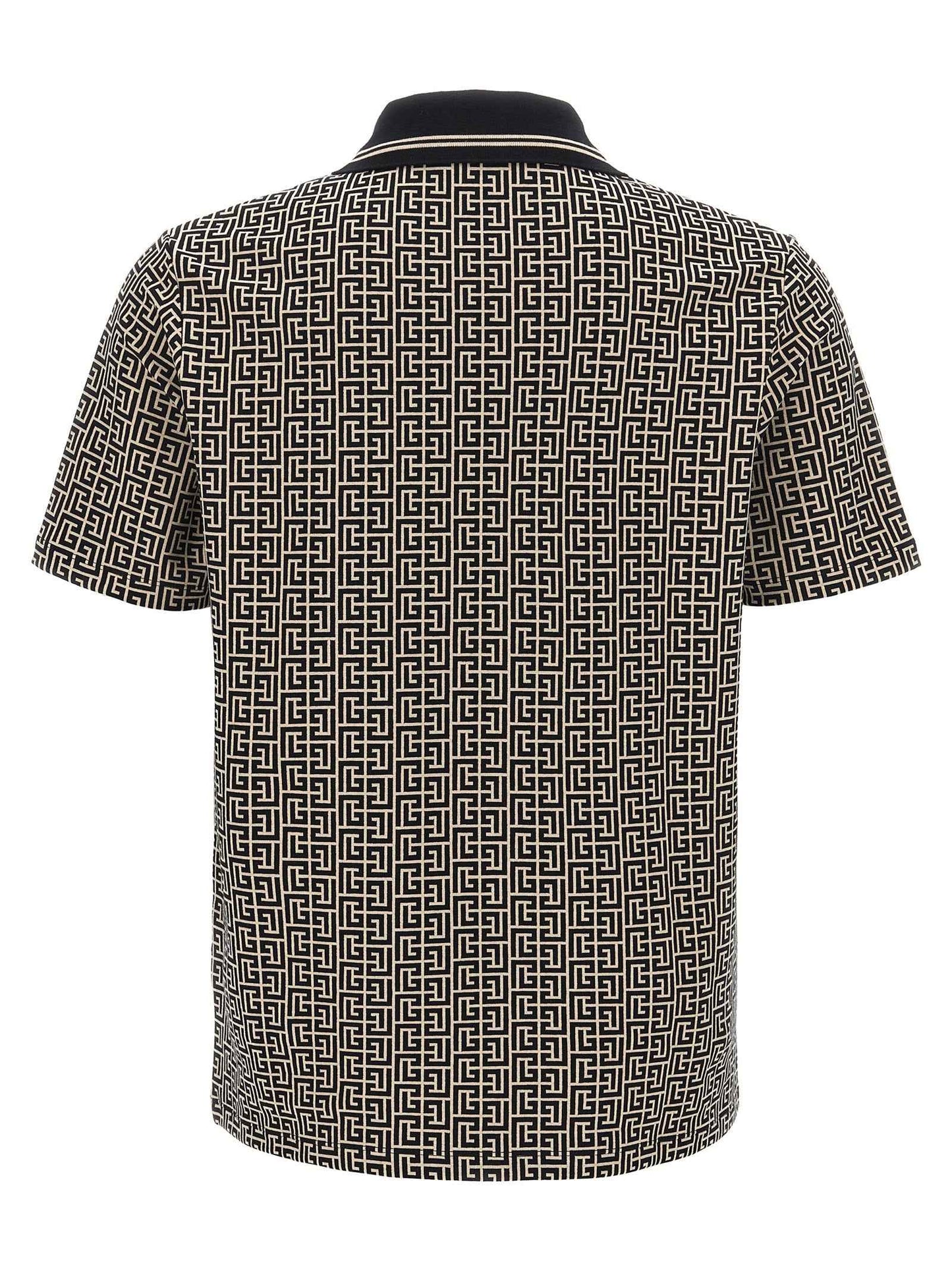 Bicolor Cotton Polo Shirt