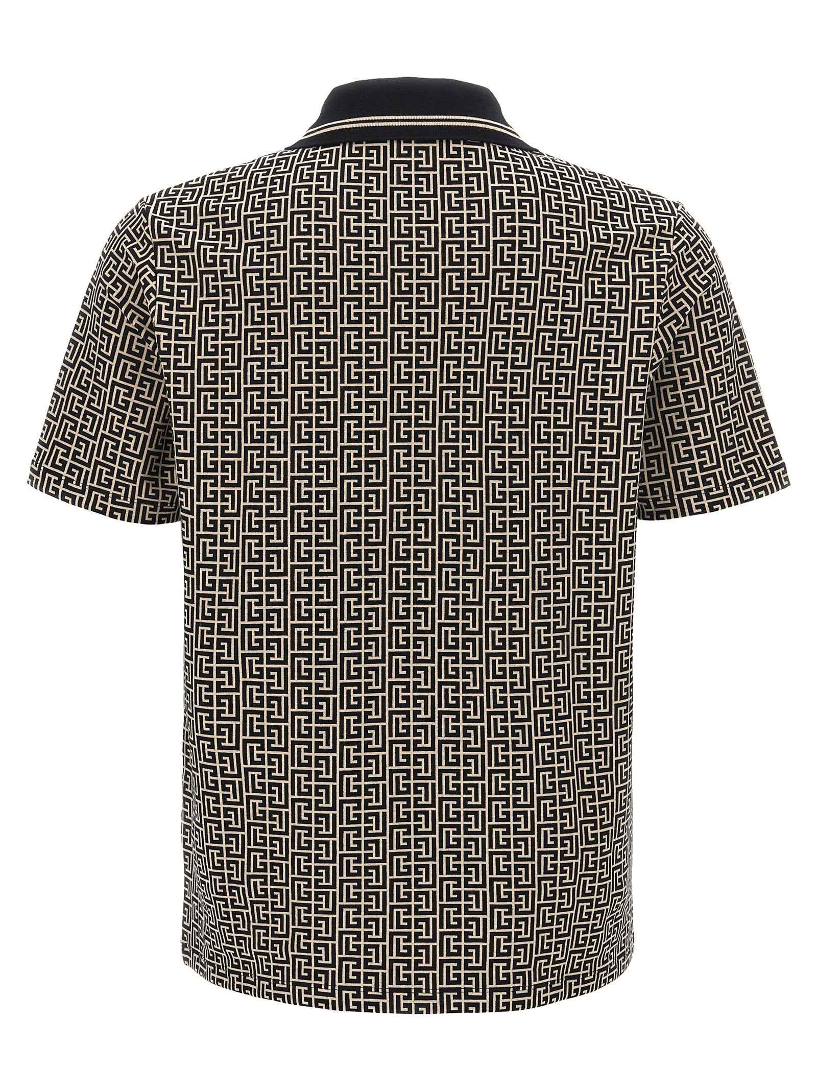 Bicolor Cotton Polo Shirt