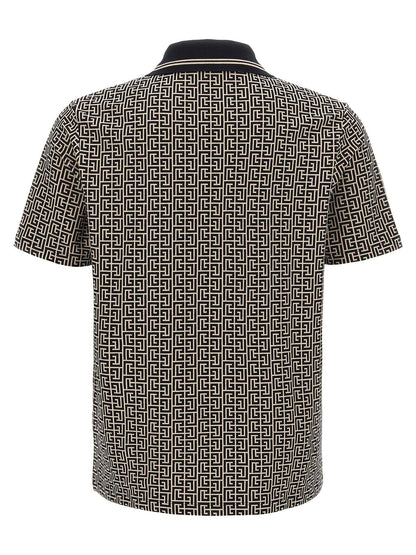 Bicolor Cotton Polo Shirt