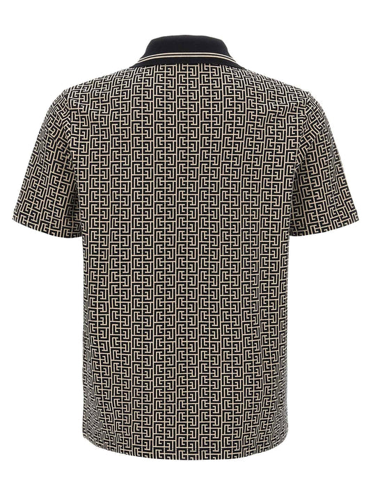 Bicolor Cotton Polo Shirt
