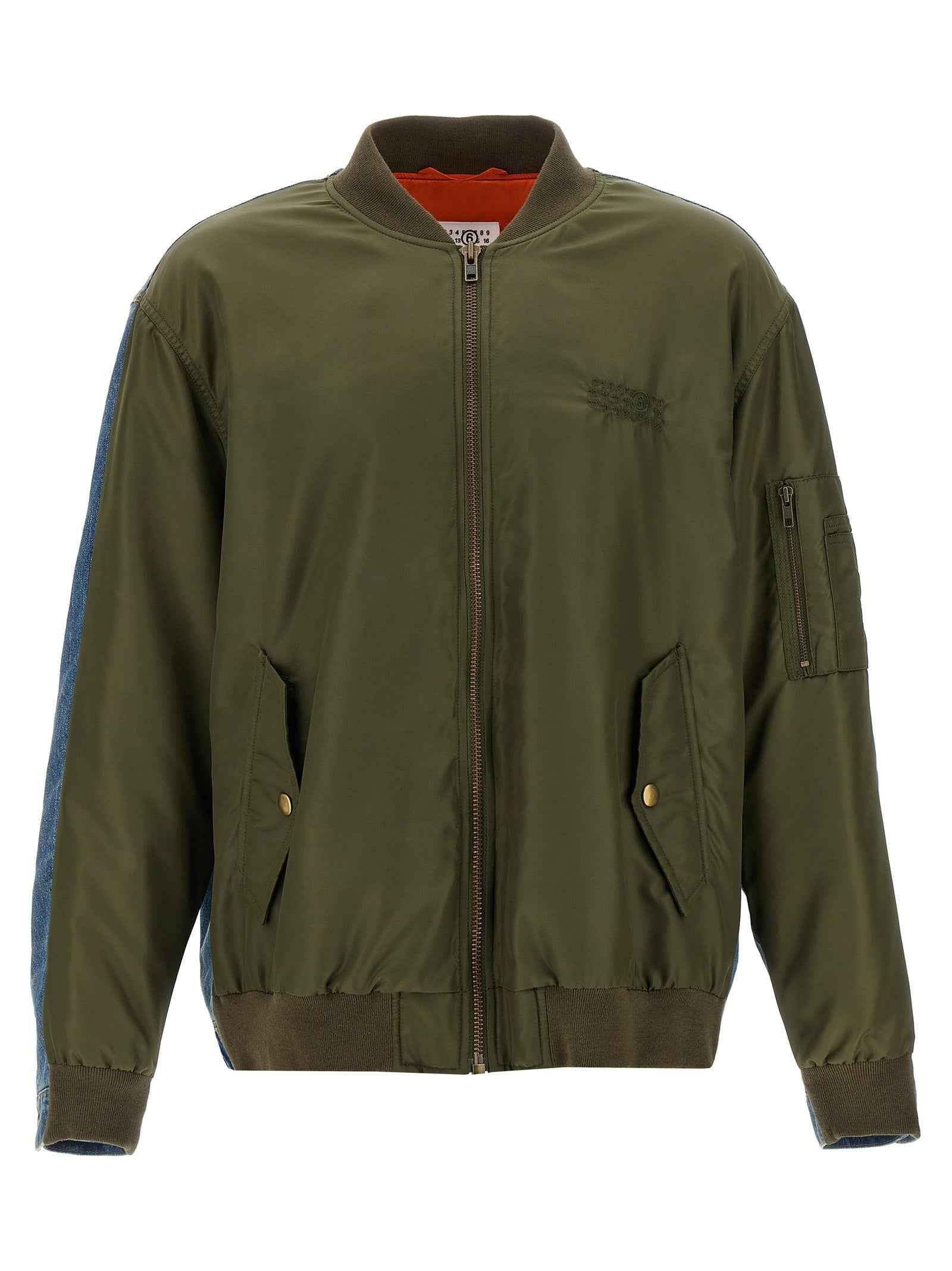 Multicolor Polyamide Bomber