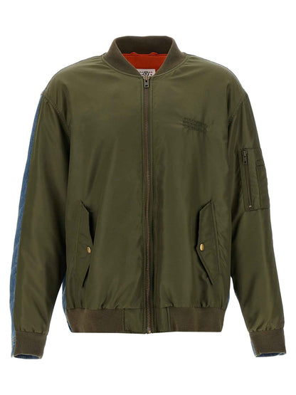 Multicolor Polyamide Bomber