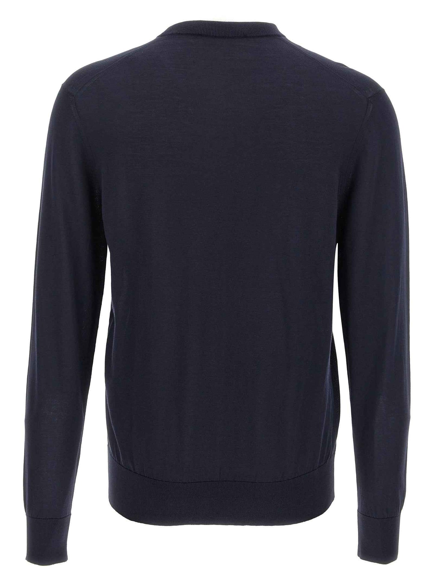Blue Silk Cardigan
