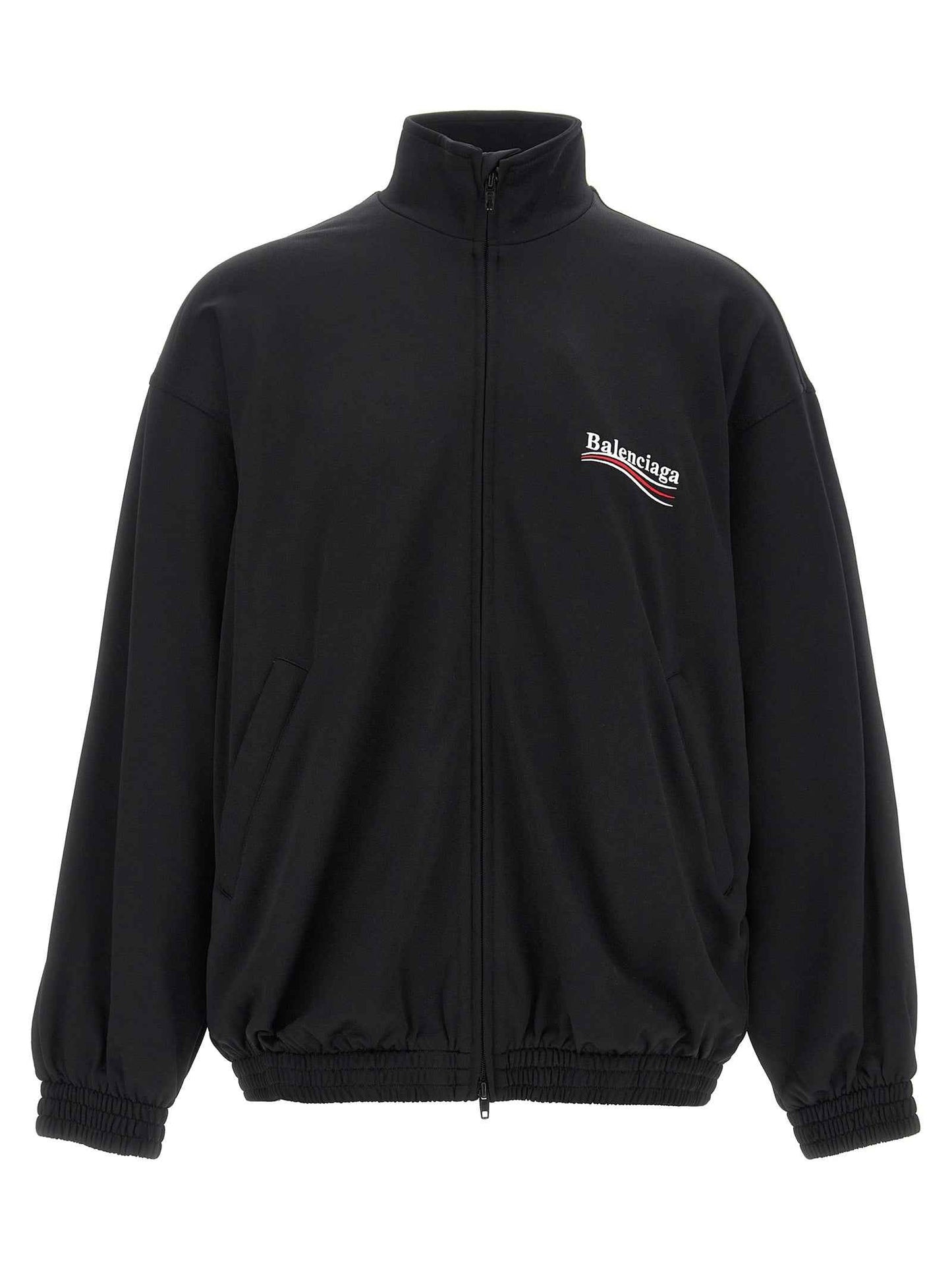 Black Polyamide Sweatshirt