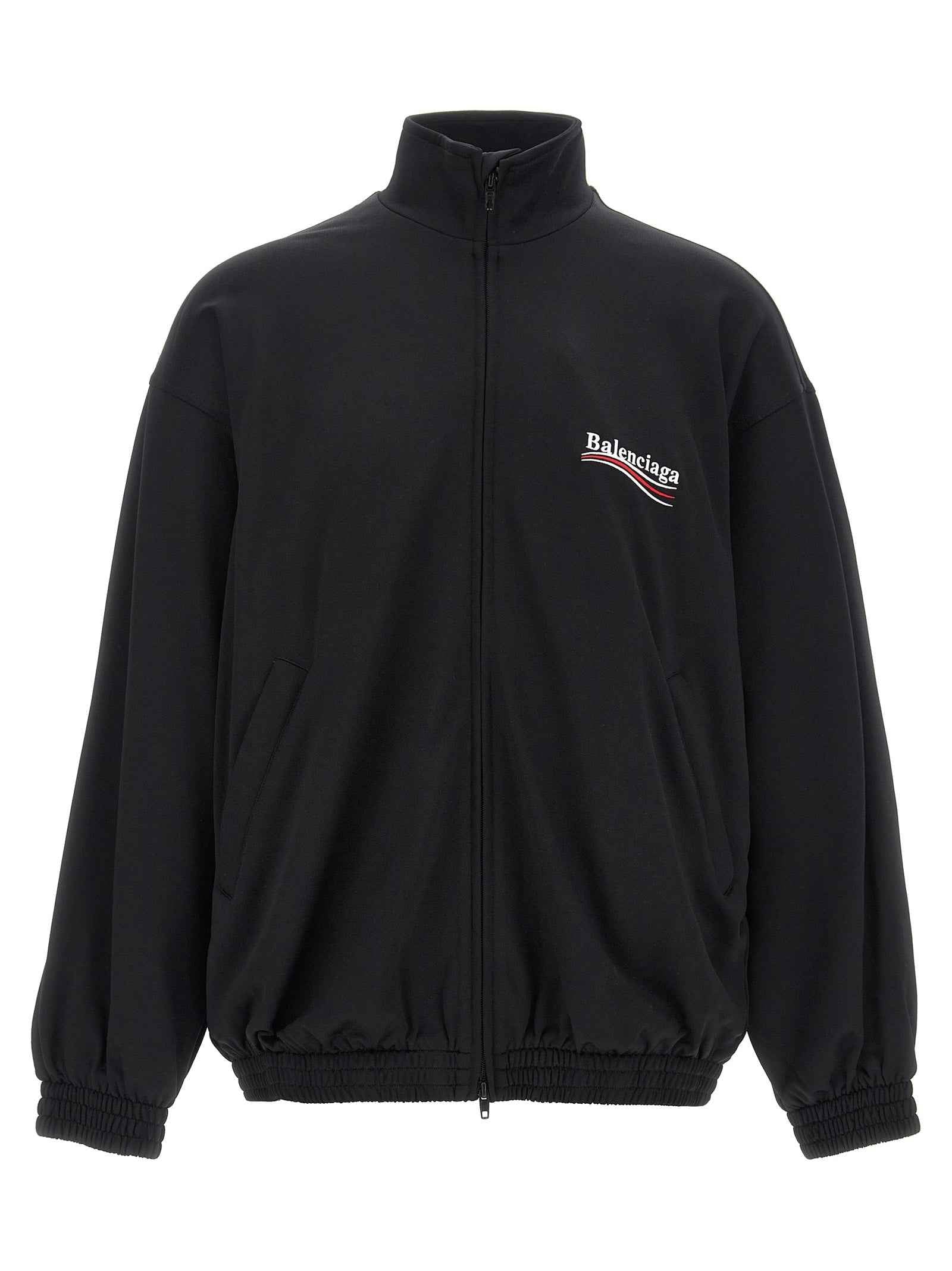 Black Polyamide Sweatshirt