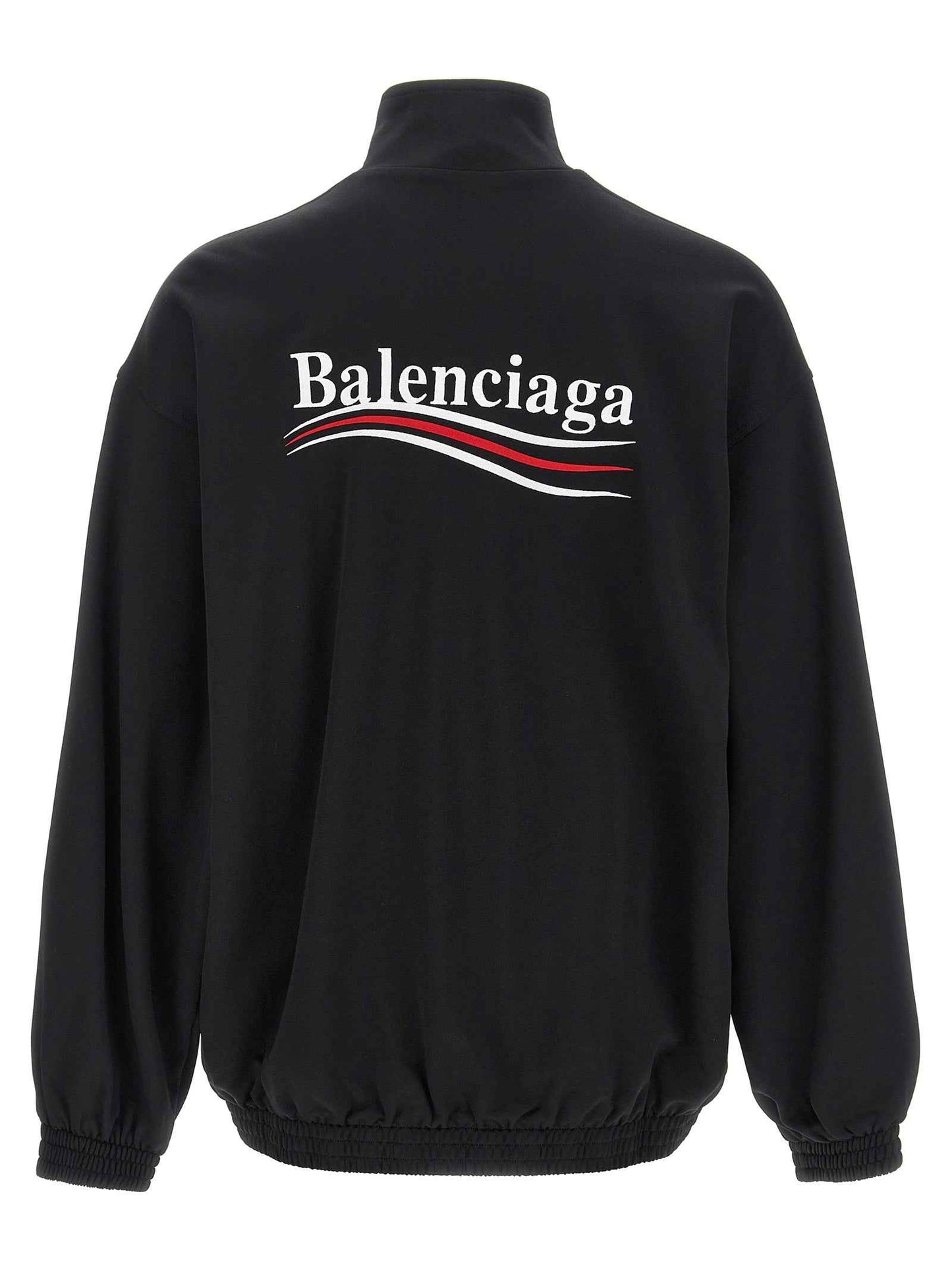 Black Polyamide Sweatshirt