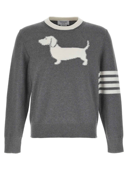 Gray Cotton Cardigan