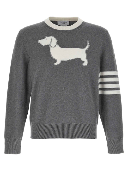 Gray Cotton Cardigan