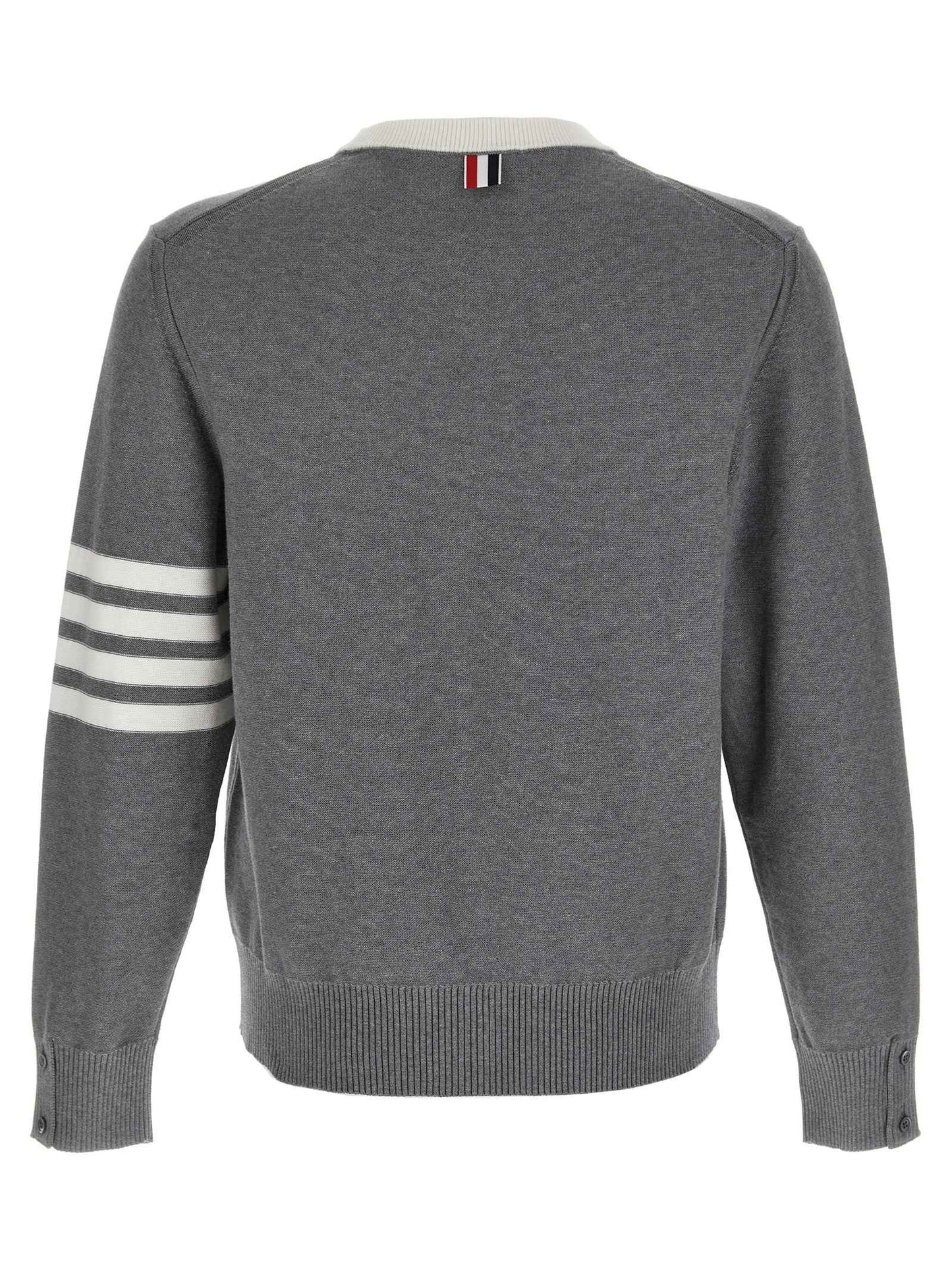 Gray Cotton Cardigan