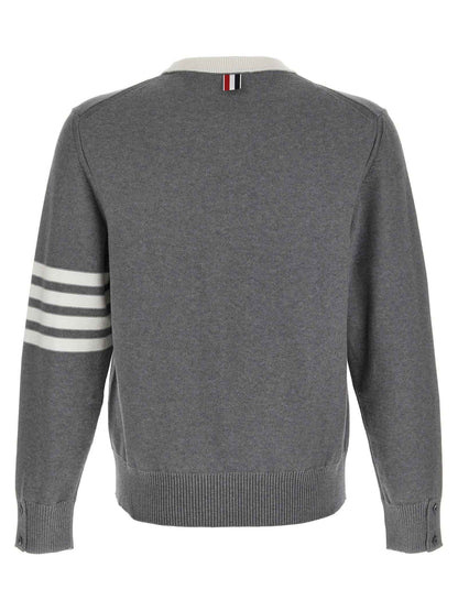 Gray Cotton Cardigan