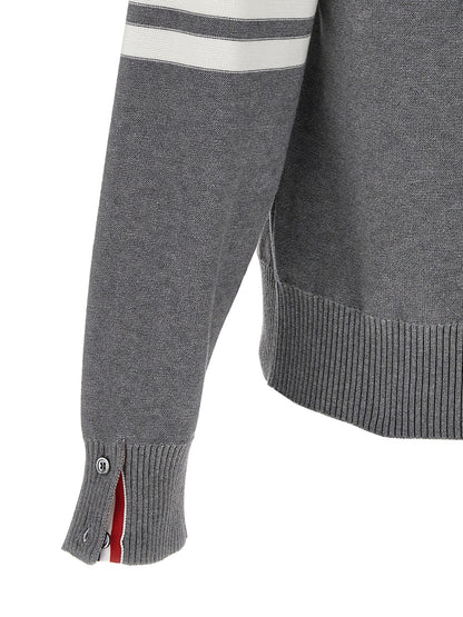Gray Cotton Cardigan