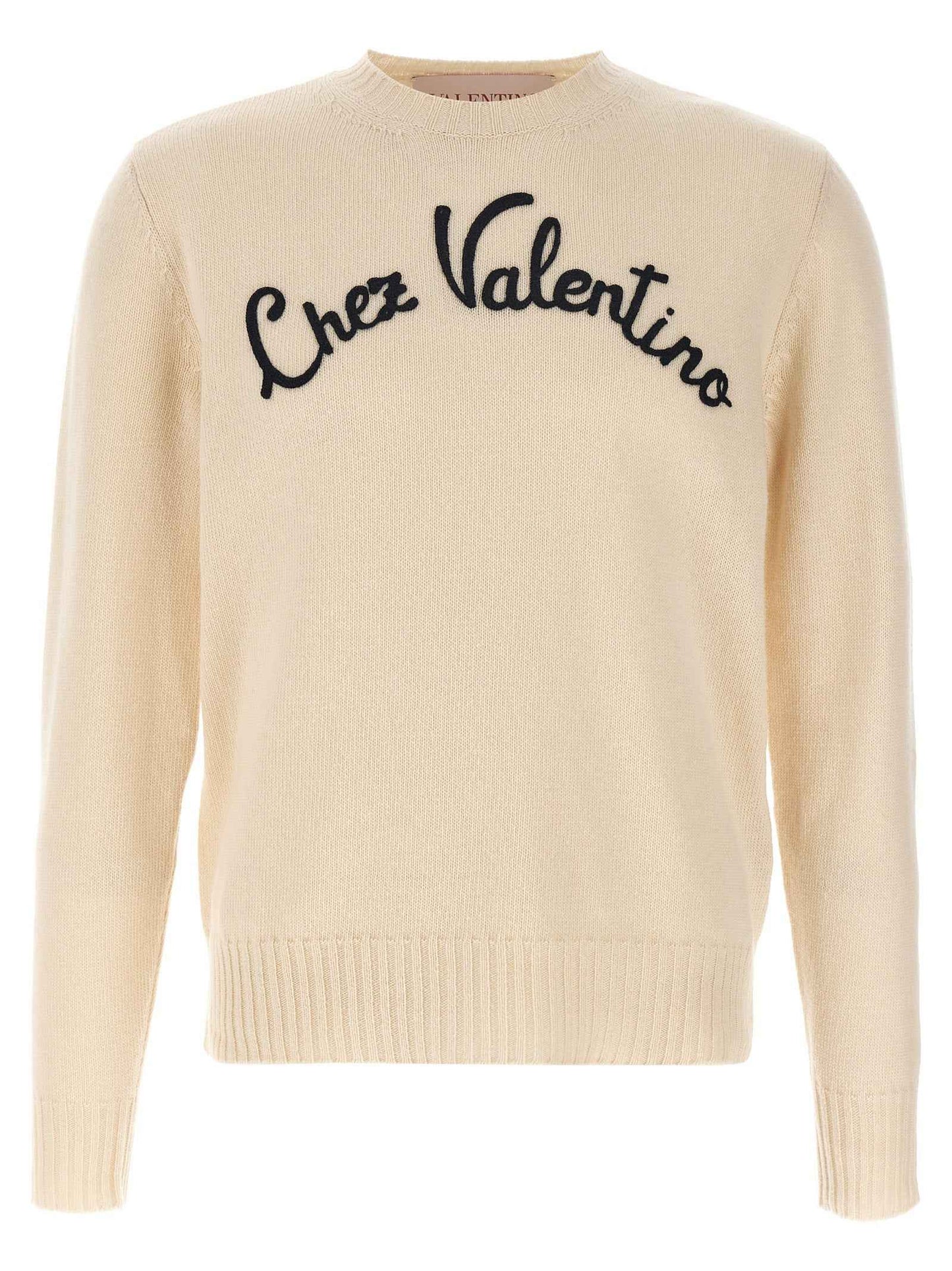 Beige Virgin Wool Cardigan