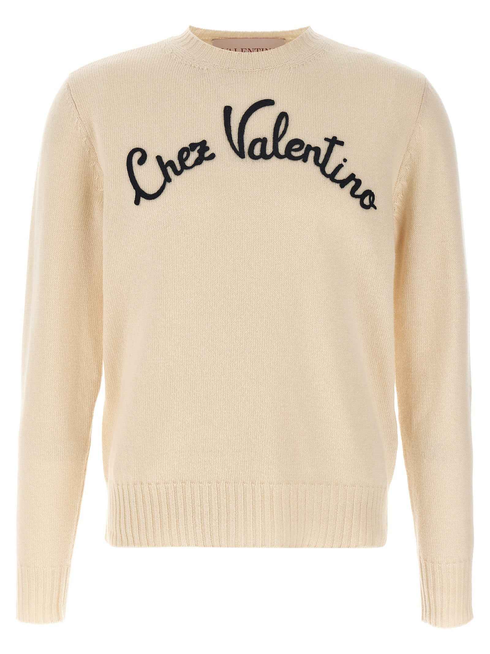 Beige Virgin Wool Cardigan