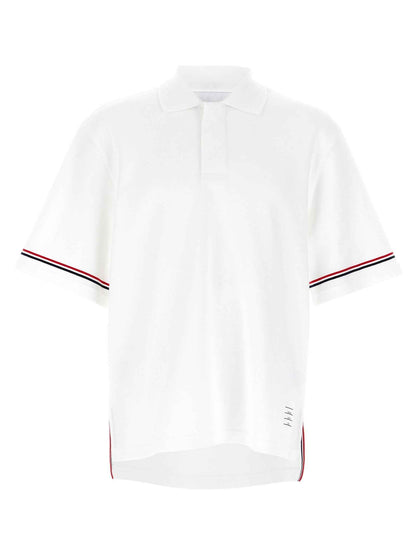 White Cotton Polo Shirt