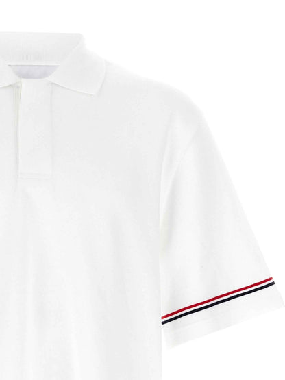 White Cotton Polo Shirt