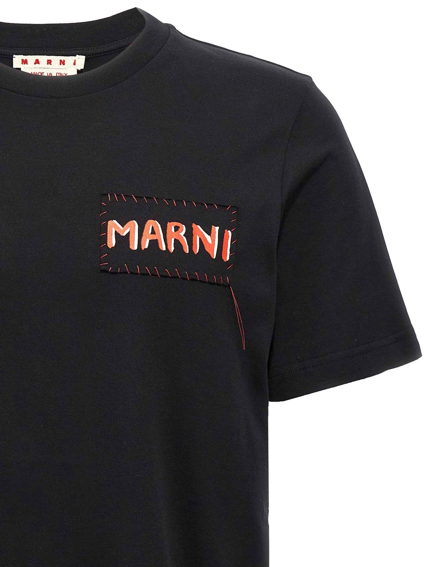 Black Cotton T-Shirt