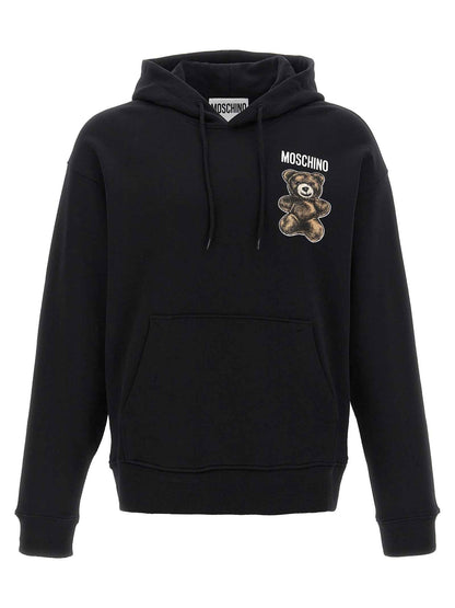 Black Cotton Sweatshirt