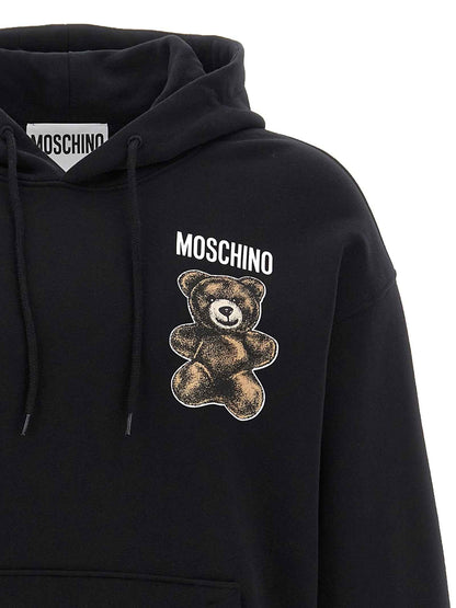 Black Cotton Sweatshirt