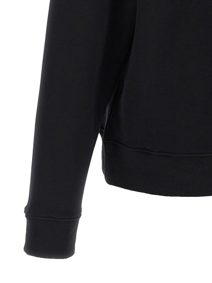 Black Cotton Sweatshirt