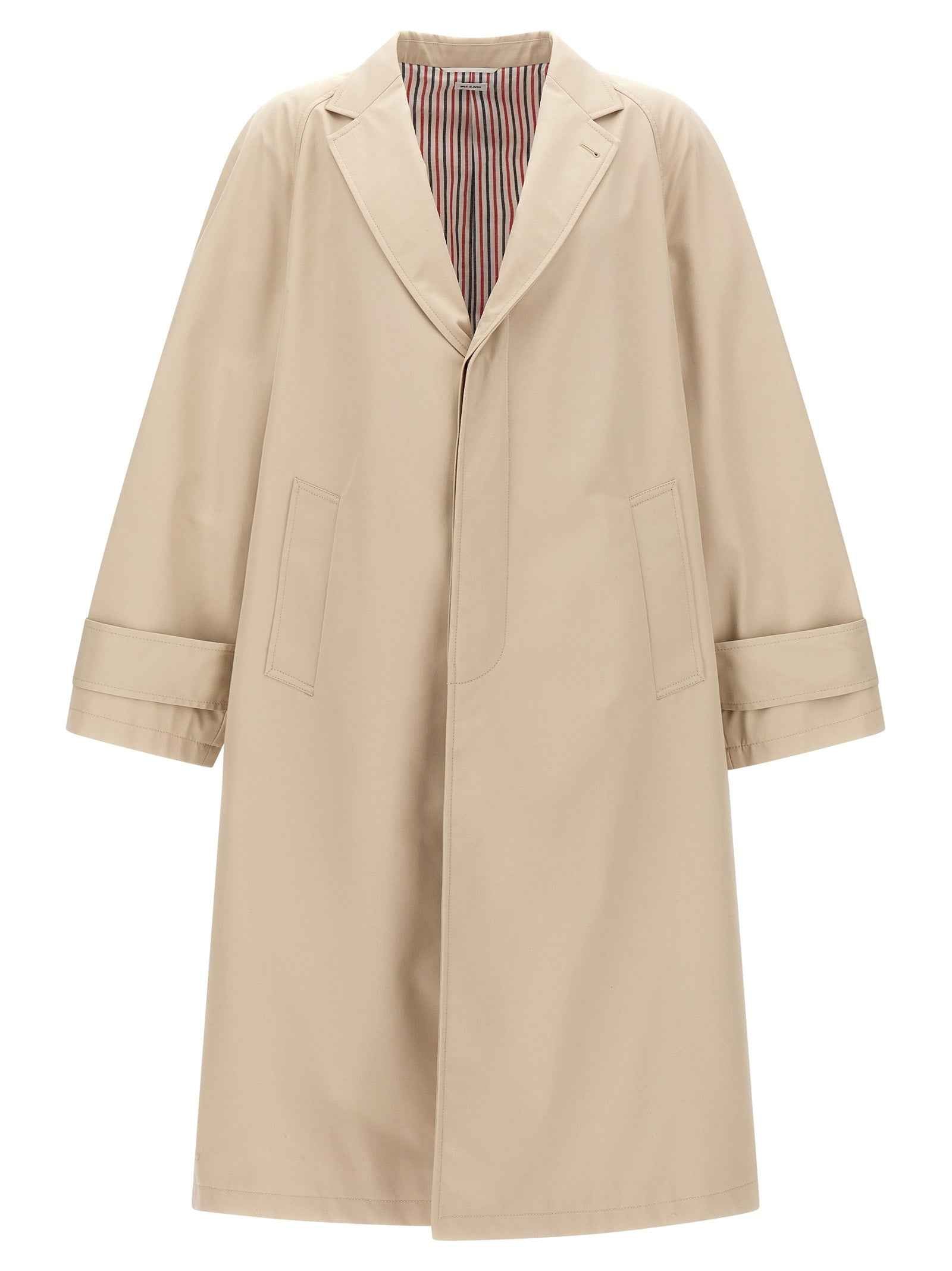 Beige Polyester Coat