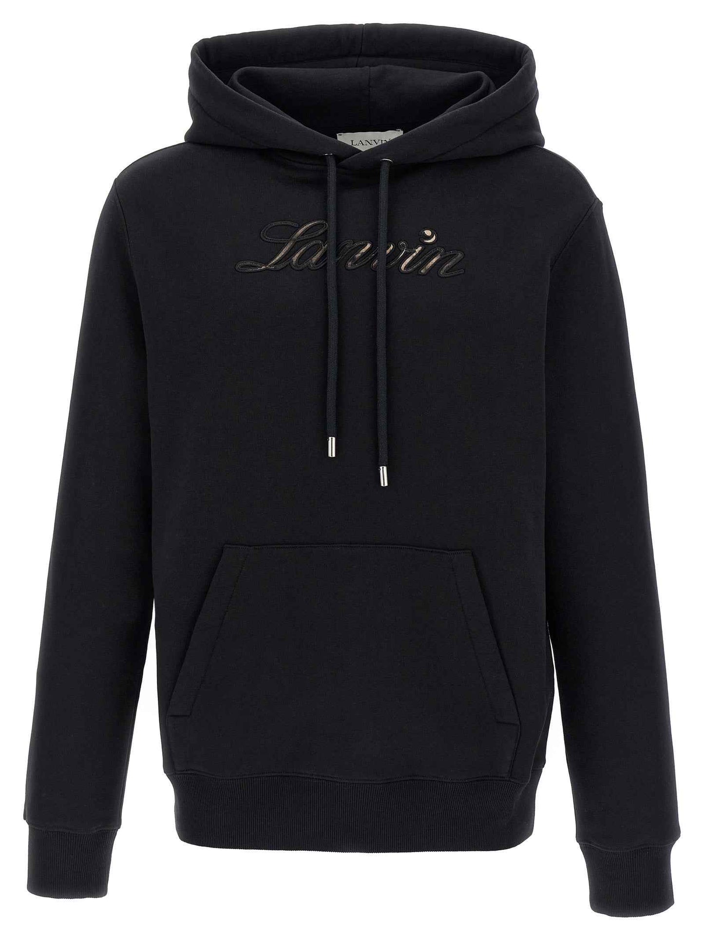 Black Cotton Sweatshirt