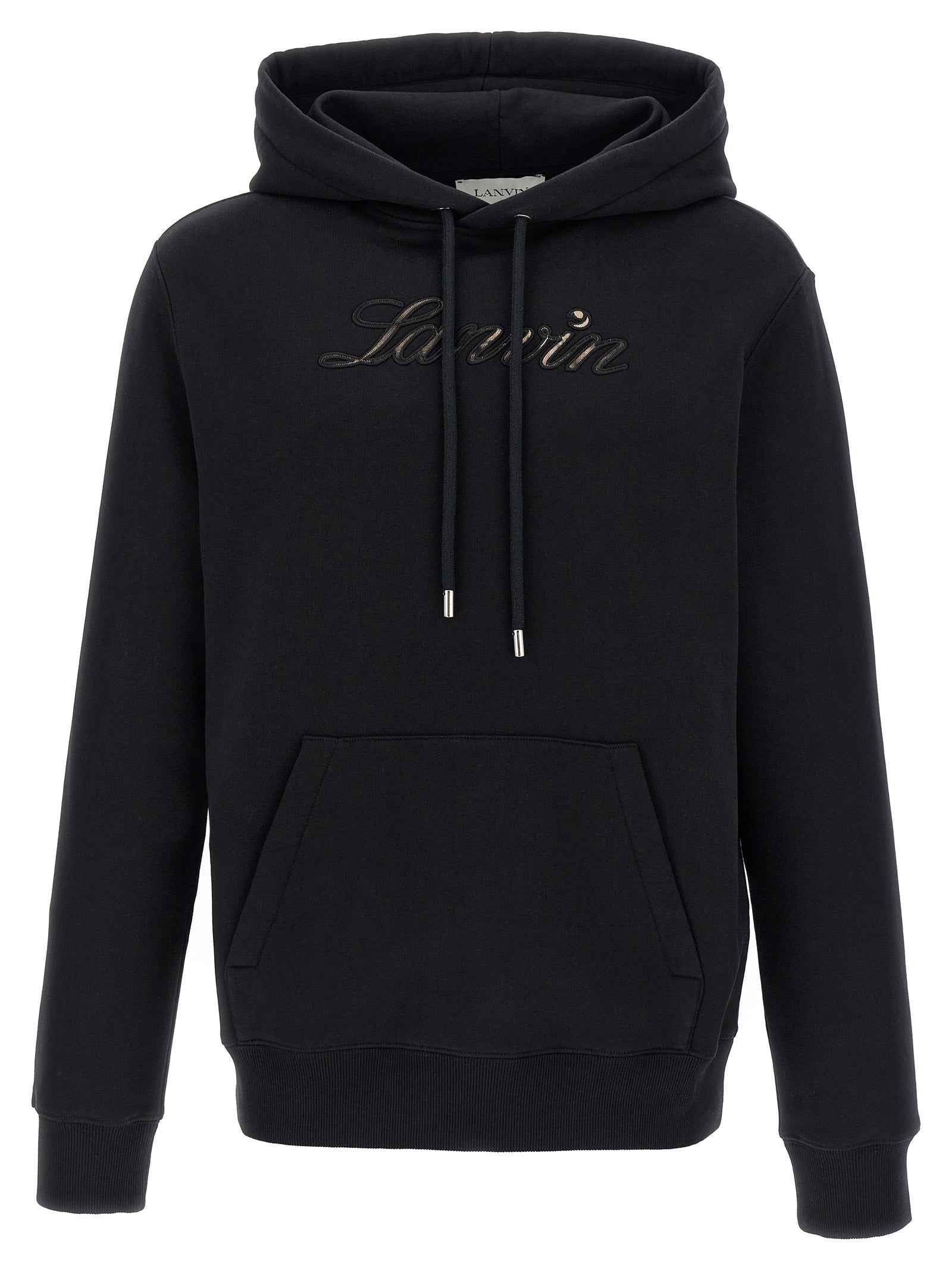 Black Cotton Sweatshirt