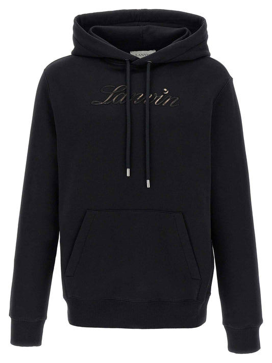 Black Cotton Sweatshirt