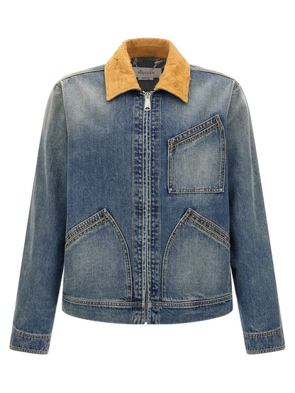 Blue Cotton Denim Jacket