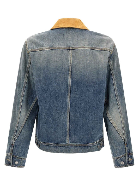 Blue Cotton Denim Jacket