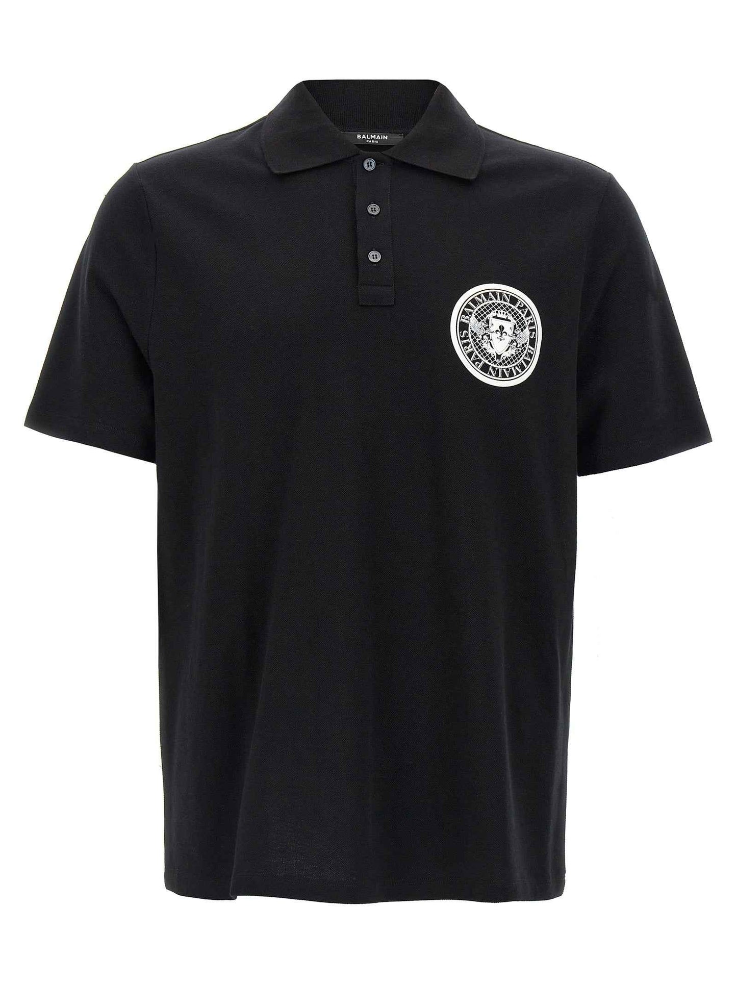 Bicolor Cotton Polo Shirt