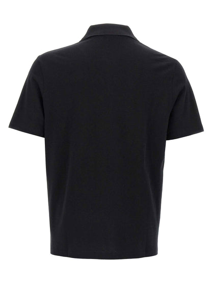 Bicolor Cotton Polo Shirt