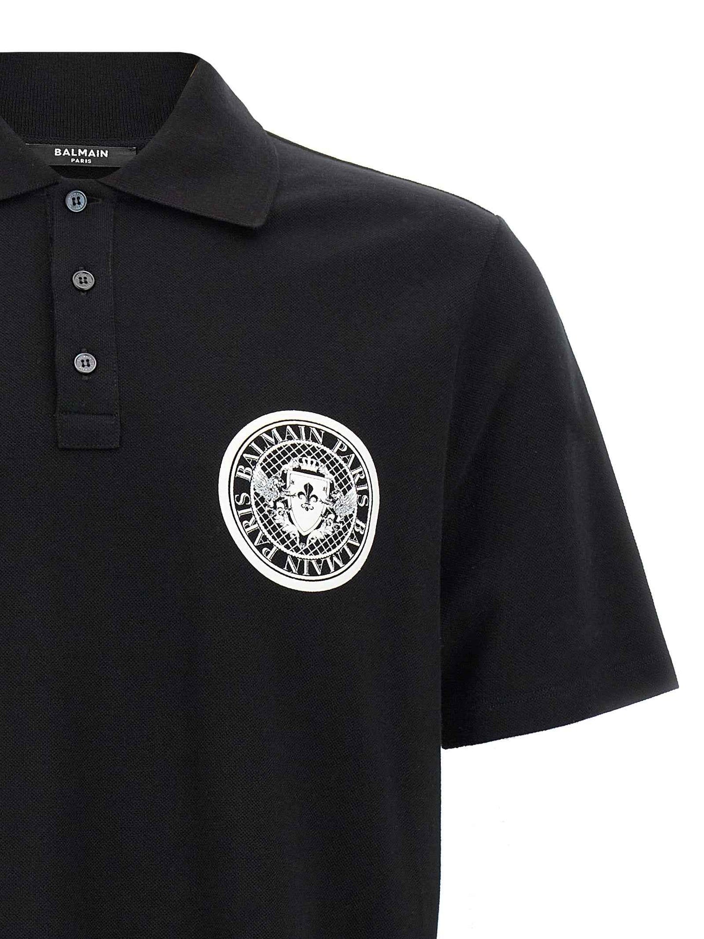 Bicolor Cotton Polo Shirt