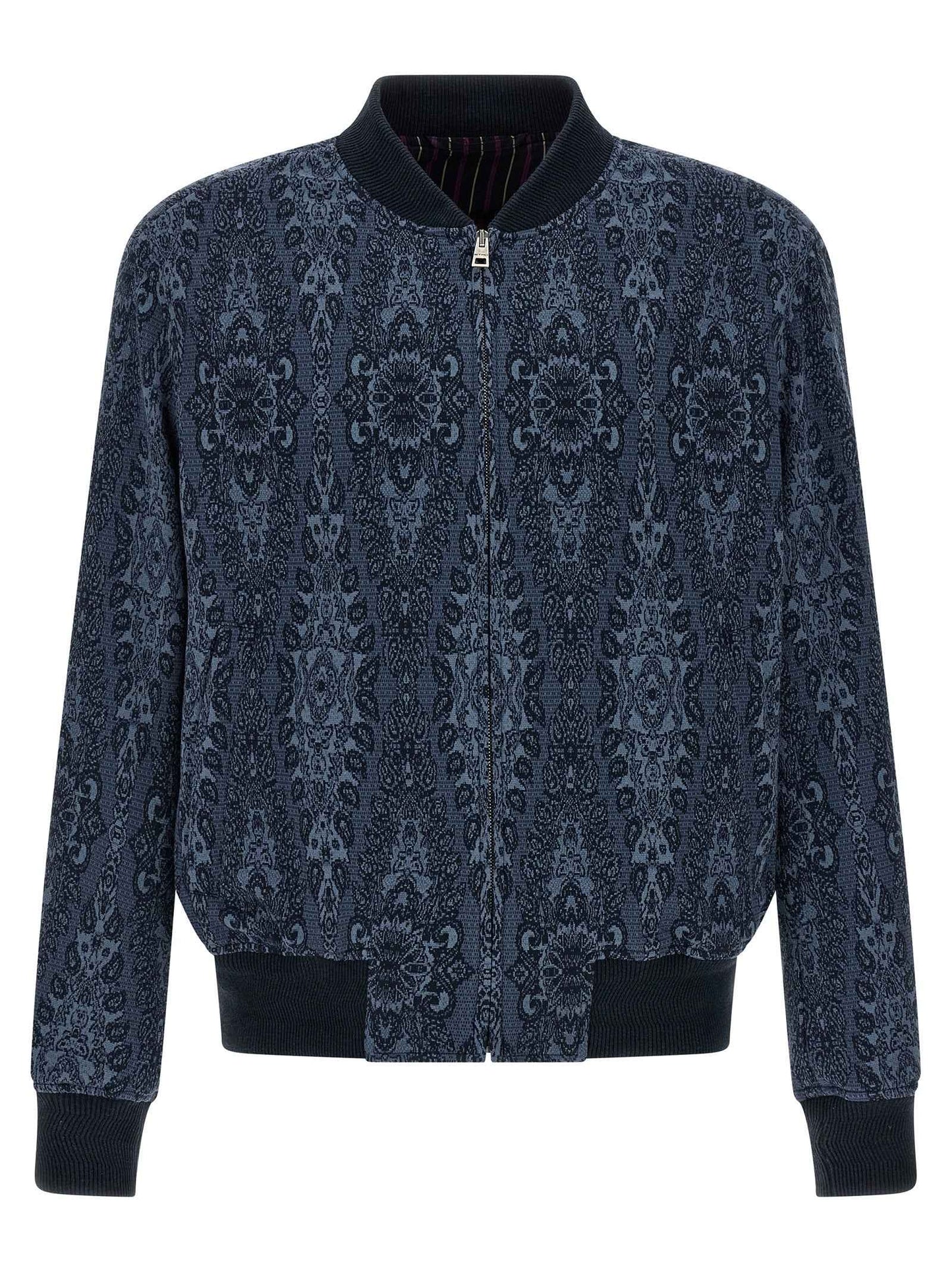 Blue Cotton Bomber