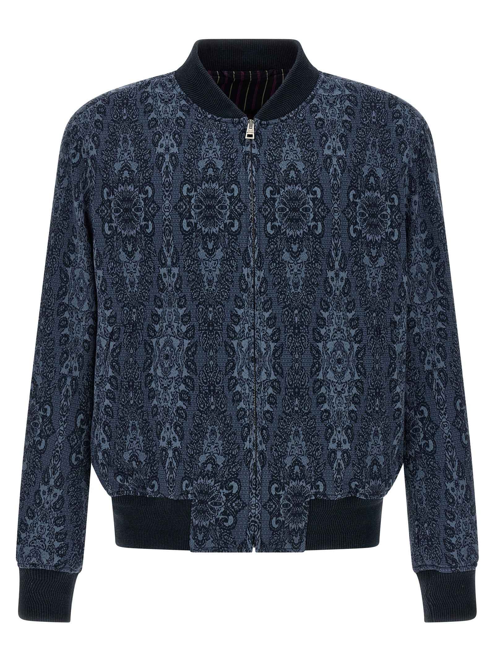 Blue Cotton Bomber