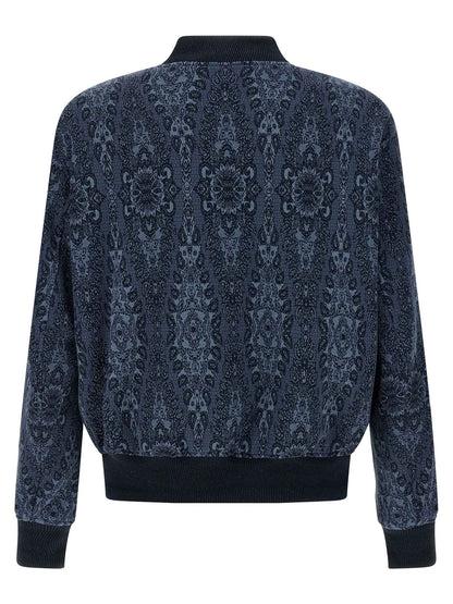 Blue Cotton Bomber