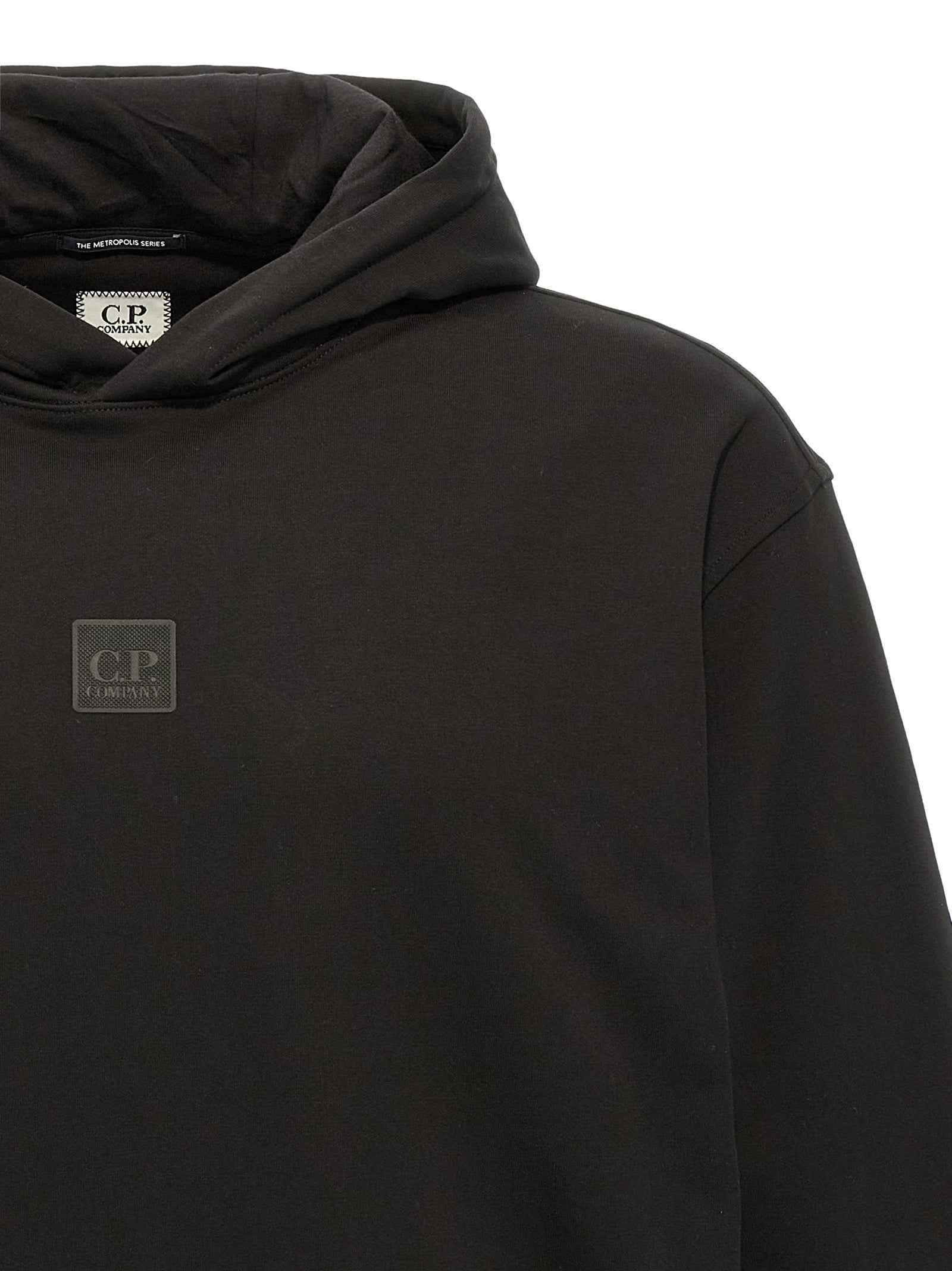 Black Cotton Sweatshirt