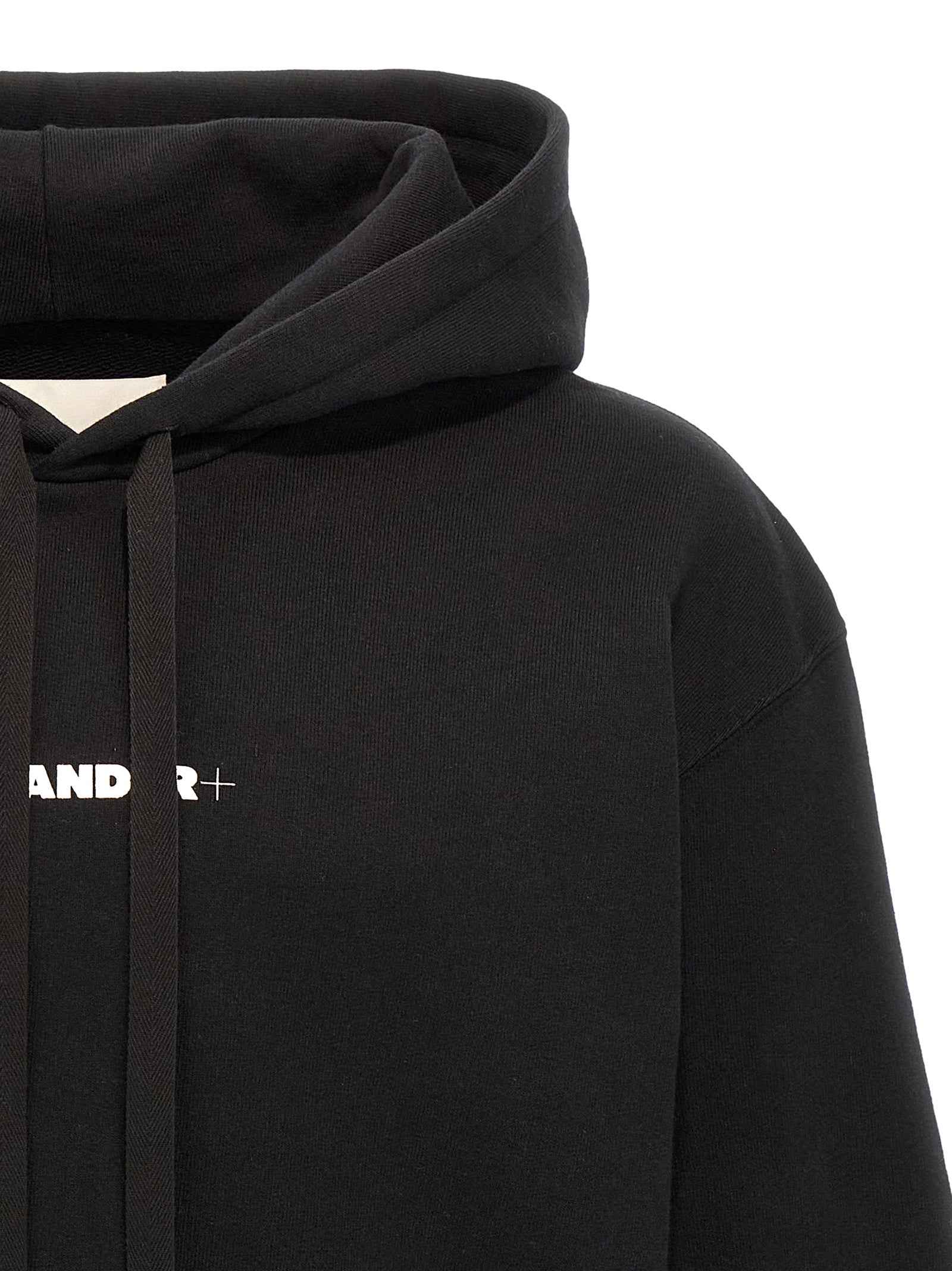 Black Cotton Sweatshirt