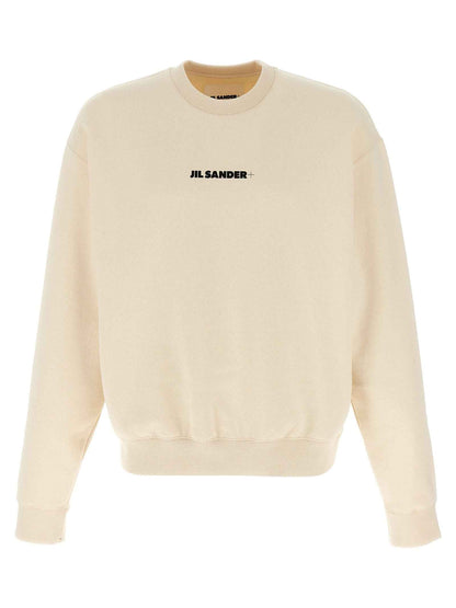 Beige Cotton Sweatshirt