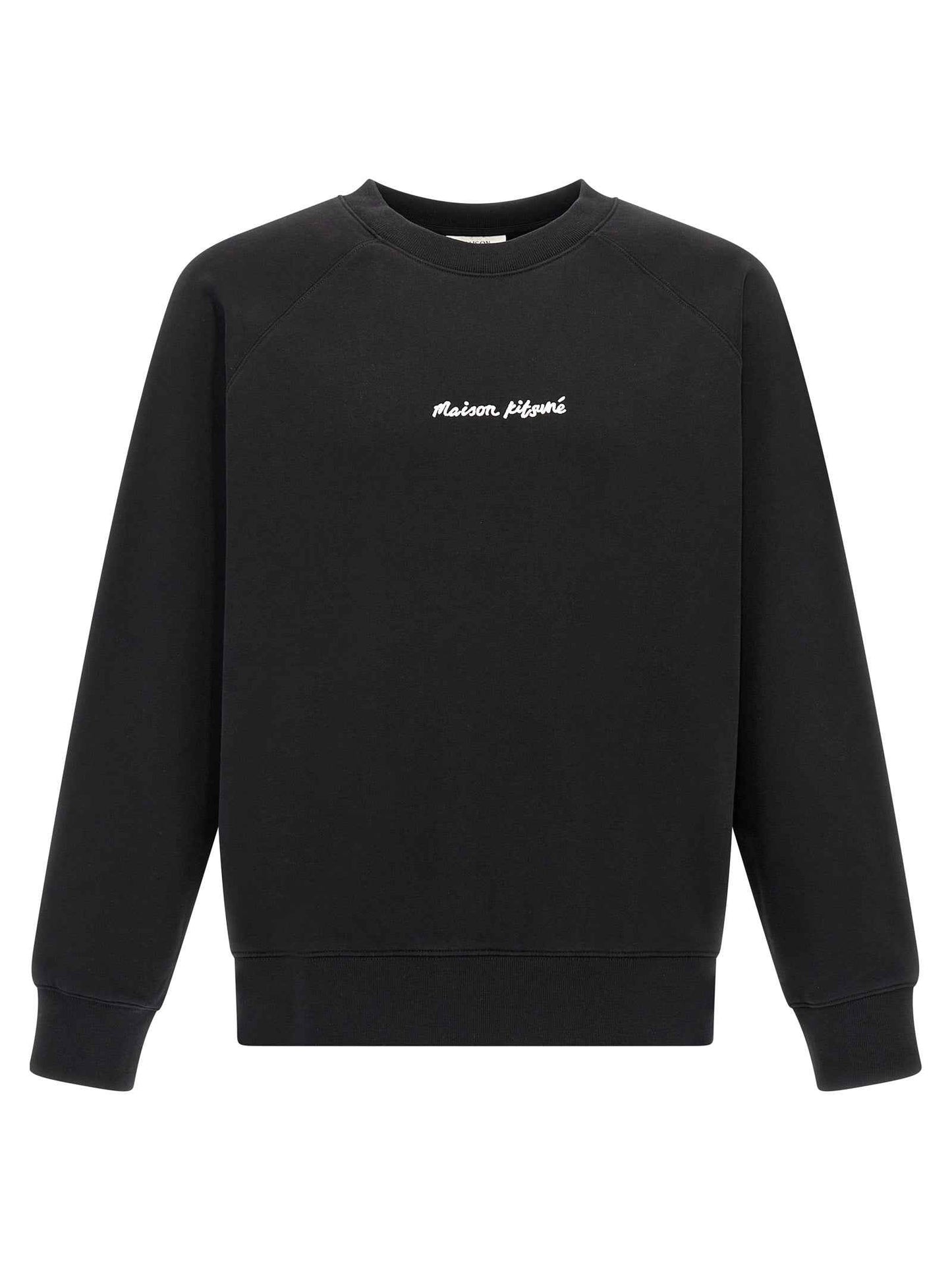 Black Cotton Sweatshirt