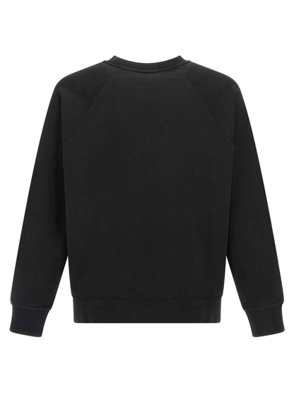 Black Cotton Sweatshirt
