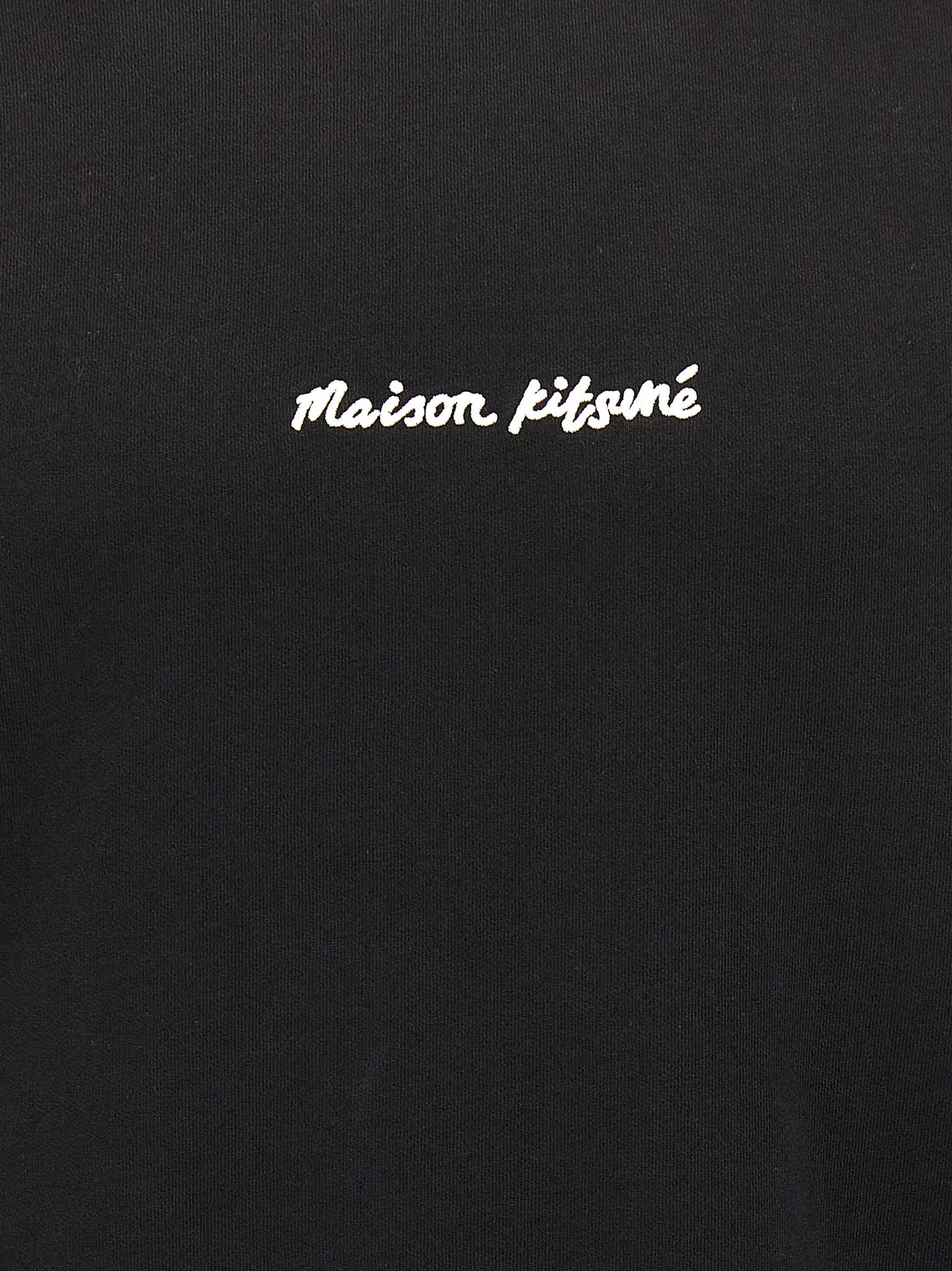 Black Cotton Sweatshirt