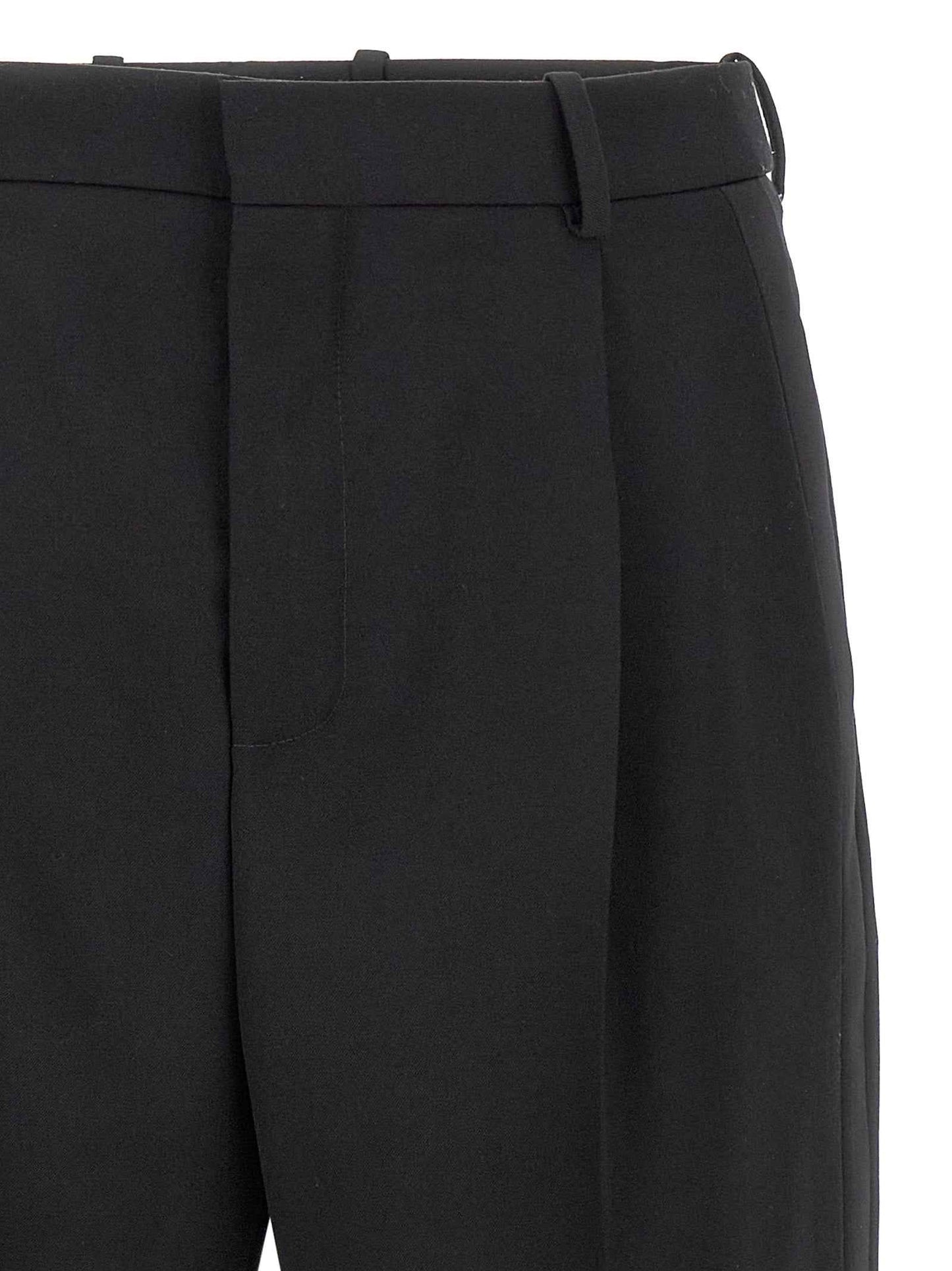 Black Wool Dress Pants