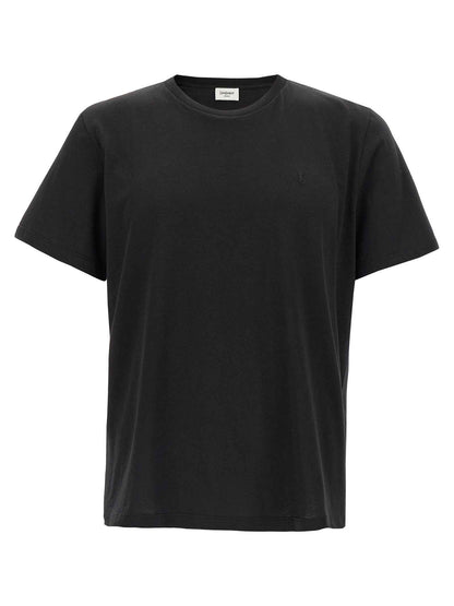 Black Cotton T-Shirt