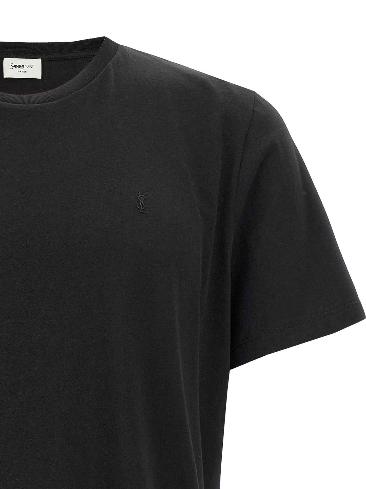 Black Cotton T-Shirt