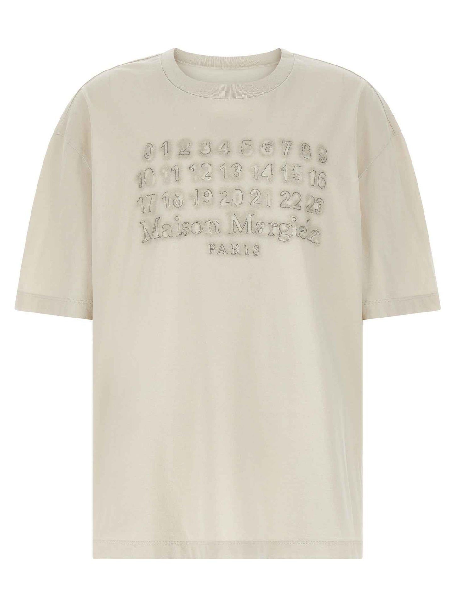 Beige Cotton T-Shirt