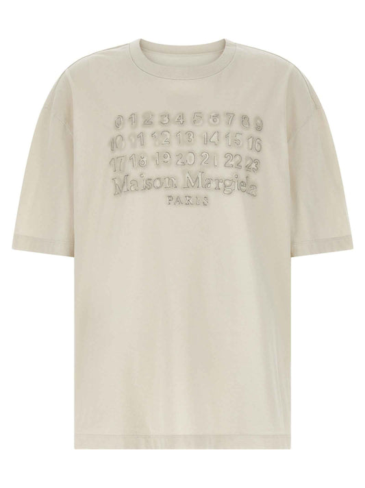 Beige Cotton T-Shirt